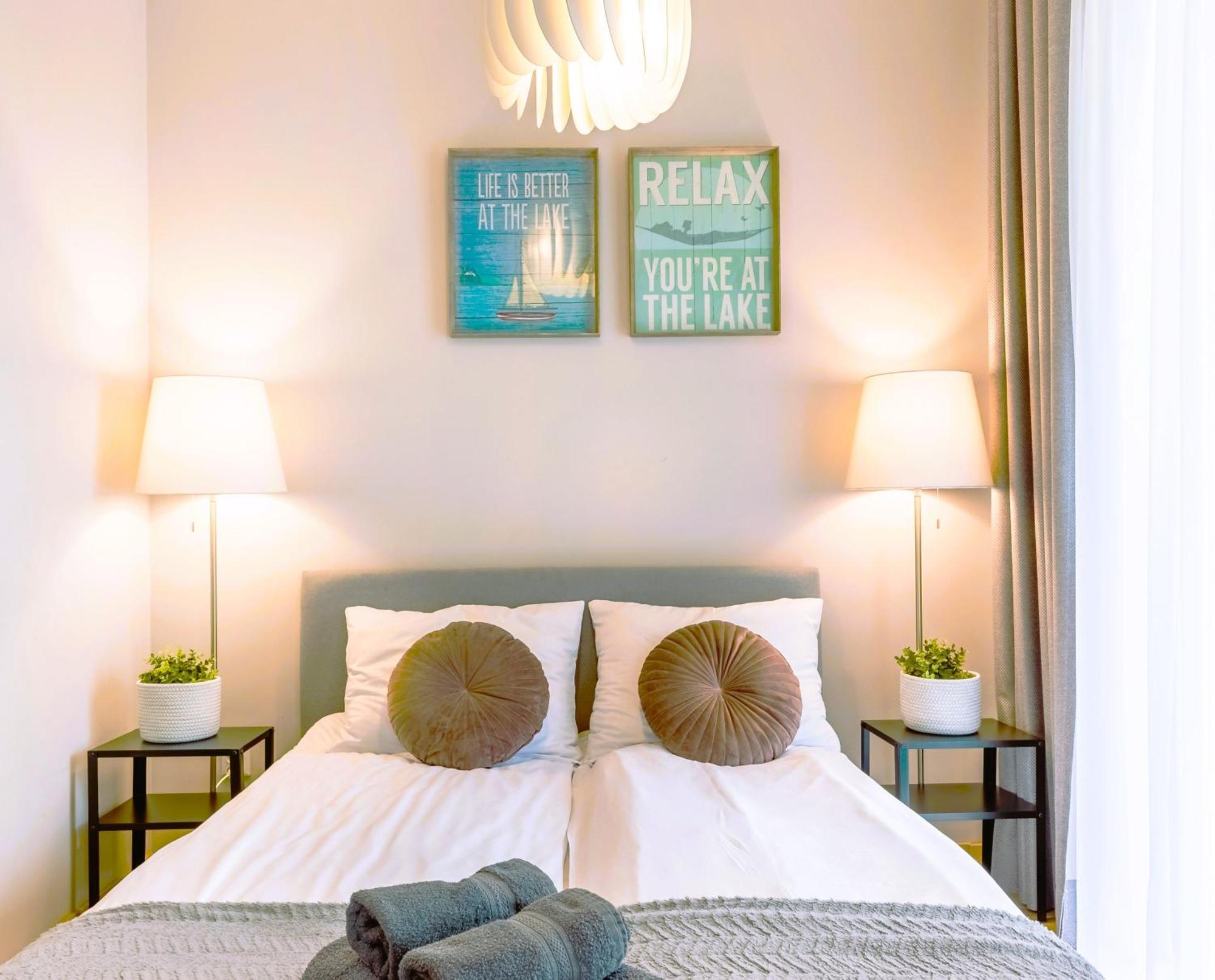 אילאווה Marina Apartment - Przy Jeziorze, Taras, Tv55" Z Netflix I Prime, Parking מראה חיצוני תמונה